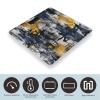 Navy Blue Color Scale for Body Weight Highly Accurate Digital Bathroom Scale Sturdy Tempered Glass Weighing Scales with LCD Display Fashion Body Fat Smart Scales 400lb view 3