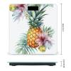 Tropical Pineapple Scale for Body Weight Highly Accurate Digital Bathroom Scale Sturdy Tempered Glass Weighing Scales with LCD Display Fashion Body Fat Smart Scales 400lb view 2