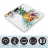 Tropical Pineapple Scale for Body Weight Highly Accurate Digital Bathroom Scale Sturdy Tempered Glass Weighing Scales with LCD Display Fashion Body Fat Smart Scales 400lb view 3