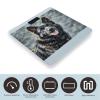 Black German Shepherd Dog Scale for Body Weight Highly Accurate Digital Bathroom Scale Sturdy Tempered Glass Weighing Scales with LCD Display Fashion Body Fat Smart Scales 400lb view 3