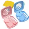 Adtrykfg Compact Travel Contact Lens Case Kit with Mirror - Perfect for On-the-Go Lens Care(NO.4) view 2