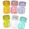 Adtrykfg Compact Travel Contact Lens Case Kit with Mirror - Perfect for On-the-Go Lens Care(NO.4) view 3