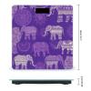 Purple Elephant Scale for Body Weight Highly Accurate Digital Bathroom Scale Sturdy Tempered Glass Weighing Scales with LCD Display Fashion Body Fat Smart Scales 400lb view 2