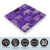 Purple Elephant Scale for Body Weight Highly Accurate Digital Bathroom Scale Sturdy Tempered Glass Weighing Scales with LCD Display Fashion Body Fat Smart Scales 400lb view 3