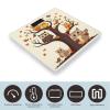 Cartoon Family Owls On The Brown Tree Scale for Body Weight Highly Accurate Digital Bathroom Scale Sturdy Tempered Glass Weighing Scales with LCD Display Fashion Body Fat Smart Scales 400lb view 3