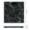 Black Marble Scale for Body Weight Highly Accurate Digital Bathroom Scale Sturdy Tempered Glass Weighing Scales with LCD Display Fashion Body Fat Smart Scales 400lb view 2