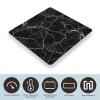 Black Marble Scale for Body Weight Highly Accurate Digital Bathroom Scale Sturdy Tempered Glass Weighing Scales with LCD Display Fashion Body Fat Smart Scales 400lb view 3
