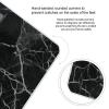 Black Marble Scale for Body Weight Highly Accurate Digital Bathroom Scale Sturdy Tempered Glass Weighing Scales with LCD Display Fashion Body Fat Smart Scales 400lb view 4