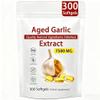 Aged Garlic Extract 300 Count Odorless Garlic Supplement for Heart & Immune Support Non-GMO, All-Natural Softgels, 2-Year Matured for Antioxidant Wellness (2) view 1