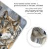 Different Colored Wolves Scale for Body Weight Highly Accurate Digital Bathroom Scale Sturdy Tempered Glass Weighing Scales with LCD Display Fashion Body Fat Smart Scales 400lb view 4