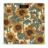 Romantic Sunflowers Scale for Body Weight Highly Accurate Digital Bathroom Scale Sturdy Tempered Glass Weighing Scales with LCD Display Fashion Body Fat Smart Scales 400lb view 1