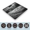 Barn Black and White Scale for Body Weight Highly Accurate Digital Bathroom Scale Sturdy Tempered Glass Weighing Scales with LCD Display Fashion Body Fat Smart Scales 400lb view 3