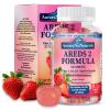 Areds 2 + Advanced Formula for MacularHealth, 22-in-1 Eye Vitamin & MineralSupplement w. Zeaxanthin, Zinc &Vitamin C Supports Eye Strain, Pressure,Night Vision, 60 Chewable Gummies view 1