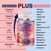 Areds 2 + Advanced Formula for MacularHealth, 22-in-1 Eye Vitamin & MineralSupplement w. Zeaxanthin, Zinc &Vitamin C Supports Eye Strain, Pressure,Night Vision, 60 Chewable Gummies view 2