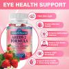Areds 2 + Advanced Formula for MacularHealth, 22-in-1 Eye Vitamin & MineralSupplement w. Zeaxanthin, Zinc &Vitamin C Supports Eye Strain, Pressure,Night Vision, 60 Chewable Gummies view 3