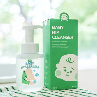 AGUARD Baby Bottom Cleanser - Main in Korea, Gentle Diaper Area Foam Wash, Hypoallergenic & pH Balanced for Sensitive Skin, Plant-Based Ingredients, Newborn & Toddler Essential