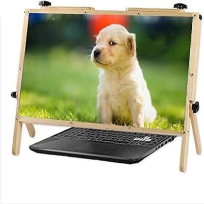 MOWFXUA 22" Computer Screen Magnifier,Laptop Screen Magnifier :,3-5D Hdcomputer Phone Screen Magnifiers Holder with