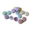 Adtrykfg 10PCS Kawaii Multicolor Contact Lens Case Set - Travel Bottles & Holder for Lens Storage(3-Yellow-10PCS) view 3