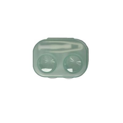 Adtrykfg Portable Contact Lens Case Storage Box - 1-5pcs Pupil Box with Tweezer Tool for Travel(1pcs Green)