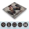 Rooster Pattern Scale for Body Weight Highly Accurate Digital Bathroom Scale Sturdy Tempered Glass Weighing Scales with LCD Display Fashion Body Fat Smart Scales 400lb view 3