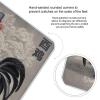 Rooster Pattern Scale for Body Weight Highly Accurate Digital Bathroom Scale Sturdy Tempered Glass Weighing Scales with LCD Display Fashion Body Fat Smart Scales 400lb view 4