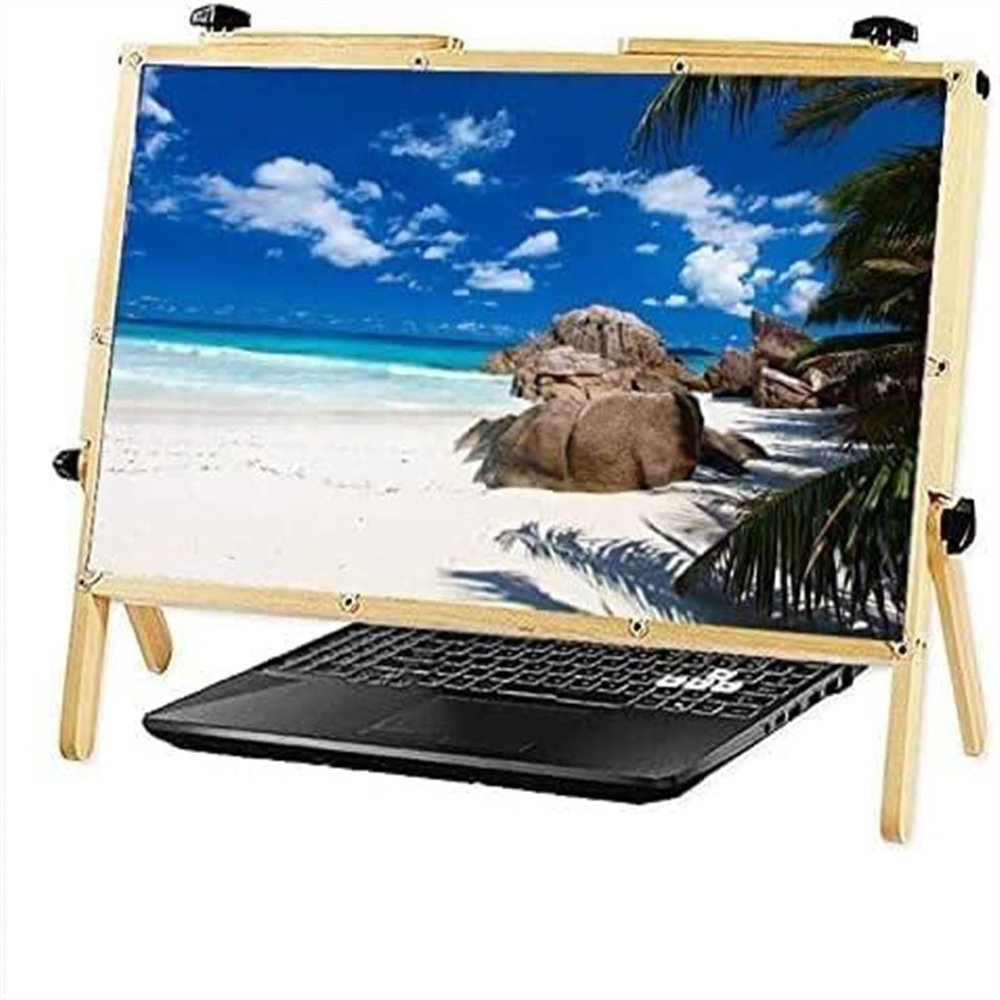 MOWFXUA Magnifying Glasses 3X Magnifier, Laptop Computer Screen Magnifier Expanders Bracket Magnifiers Ultra-Clear Projector Screen