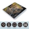 African Leopard Scale for Body Weight Highly Accurate Digital Bathroom Scale Sturdy Tempered Glass Weighing Scales with LCD Display Fashion Body Fat Smart Scales 400lb view 3