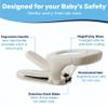 Baby Proof Me Baby Nail Clipper & File with LED Light, Fingernail Cutter with Catcher for Newborn, Infants & Toddlers- Magnifier for Ultra Visibility, Baby Essentials Nail Trimmer (White) view 2