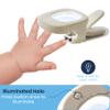 Baby Proof Me Baby Nail Clipper & File with LED Light, Fingernail Cutter with Catcher for Newborn, Infants & Toddlers- Magnifier for Ultra Visibility, Baby Essentials Nail Trimmer (White) view 3