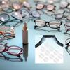 10Pairs Clear Silicone Eyeglass Nose Pads, Anti Slip Nosepads with Sticky Backing for Glasses, Soft Nose Grips for Glasses Sunglasses (1.5mm) view 3