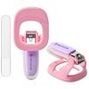 Baby Proof Me Baby Nail Clipper & File with LED Light, Fingernail Cutter with Catcher for Newborn, Infants & Toddlers- Magnifier for Ultra Visibility, Baby Essentials Nail Trimmer (Pink) view 1