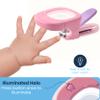 Baby Proof Me Baby Nail Clipper & File with LED Light, Fingernail Cutter with Catcher for Newborn, Infants & Toddlers- Magnifier for Ultra Visibility, Baby Essentials Nail Trimmer (Pink) view 3