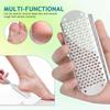 CONGARTENO 4Pcs Stainless Steel Foot File Callus Remover Set Hard Skin Scraper Pedicure Tool for Dry Feet Professional for and Callus Removal view 3