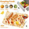 Beeswax Wraps for Food Reusable Beeswax Bread Bag & Sandwich Wrap, Organic & Eco-Friendly & Sustainable Bees Paper, Perfect Alternative to Aluminum Foil Sourdough Storage & Plastic WrapBee jar view 2