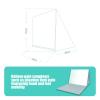 2 Pack Mirror Therapy Box Foldable for Stroke Rehabilitation with Storage Bag, 11.02 * 11.81'' Clear Large Visual Range Lightweight and Portable, Folding and Adjustable for Hand and Arm Exercise view 4