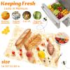 Beeswax Wraps for Food Reusable Beeswax Bread Bag & Sandwich Wrap view 2