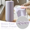 Jessy Home 2 Roll Reusable Paper Towels,100 Sheets Tear Away Microfiber Cleaning Cloth, Lint Free Cleaning Rags for Kitchen, Dishcloth,Household Cleaning Supplies view 2