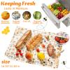 Beeswax Wraps for Food Reusable Beeswax Bread Bag & Sandwich Wrap, Organic & Eco-Friendly & Sustainable Bees Paper, Perfect Alternative to Aluminum Foil Sourdough Storage & Plastic WrapFlower view 2