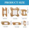 120PCS Flexible Assorted Bandages for 24 Hours Variety Pack Strong Hold for Fingertips Cuts Scrapes Wounds First Aid view 4