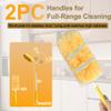 50 Pack Disposable Duster Refills, Compatible with Most Standard Duster Handles, Dusters Refill Kit for Cleaning Dusting Furniture Blind Ceiling FA view 3