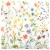 100 Pcs Wildflower Party Napkins Spring Floral Disposable Paper Napkins 2 Ply 6.5 Inch Flower Hand Towel for Decoupage Parties Picnic Wedding Birthday Baby Shower Decorations view 1