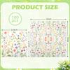 100 Pcs Wildflower Party Napkins Spring Floral Disposable Paper Napkins 2 Ply 6.5 Inch Flower Hand Towel for Decoupage Parties Picnic Wedding Birthday Baby Shower Decorations view 2