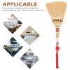 BESPORTBLE Handmade Corn Broom Brush 29Cm Short Handle Desktop Dust Broom Natural Straw Sweeping Tool for Household Bed Sofa Carpet Cleaning view 4