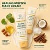 PURE AURA Healing Stretch Mark Cream, Ayurvedic Blend with Coconut, Almond & Centella, Hydrating, Clinically Proven, 60ml view 4