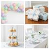 100 Mini Satin Ribbon Bows, Small Bows for Balloon Garland, Cake Decorating, Gift Wrapping, DIY Crafts (Sky Blue) view 4