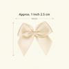 100 Mini Satin Ribbon Bows, Small Bows for Balloon Garland, Cake Decorating, Gift Wrapping, DIY Crafts (Champagne) view 4