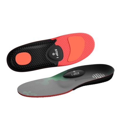 4-Piece Foot Arch Support Insole Orthosis Corrects Cross Arch Posture High and Low Flat Foot Steer(43-44)