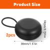 2Pcs Ear Plug Carrying Cases, Earplug Cases, Potable Mini Storage Case, Earbud Plug Organizer, Small Storage Case for Business Trip Storage Earbuds Trinkets (Black,White) view 2