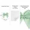 100 Pcs Mini Bows + 100 Glue Dots, for Balloon Garland, Cake Topper, Gift Wrapping, Wedding Birthday Christmas Party Decor, DIY Crafts, Home Scrapbooking (Green) view 2