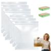 CLOUDEMO Oven Rack Cleaning Bags, No Scrub Oven Rack Cleaner Bags, No Cleaner Included, Reusable, Suitable for Cleaning of Various Sizes (3 Pcs-L+3 Pcs-S) view 1